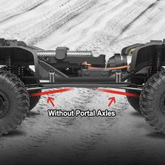 Bronco Wilderness 1/10 con winch, 2 velocidades y luces Amarillo