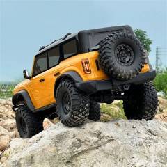 Bronco Wilderness 1/10 con winch, 2 velocidades y luces Amarillo