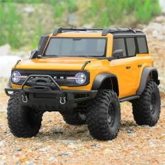 Bronco Wilderness 1/10 con winch, 2 velocidades y luces Amarillo