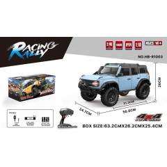 Bronco Wilderness 1/10 con winch, 2 velocidades y luces azul