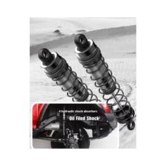 Bronco Wilderness 1/10 con winch, 2 velocidades y luces gris