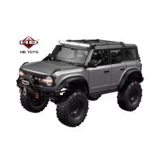 Bronco Wilderness 1/10 con winch, 2 velocidades y luces gris