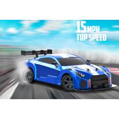 Drift Nissan 1/16 4WD con efecto humo y luces