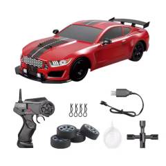 Drift Mustang 1/16 4WD con efecto humo y luces