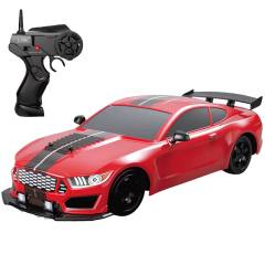 Drift Mustang 1/16 4WD con efecto humo y luces