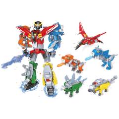 Dinosaurios transformers en robot 5 en 1 Cubix