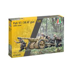 Tanque Pak 97/38 AT Gun with crew 1/35
